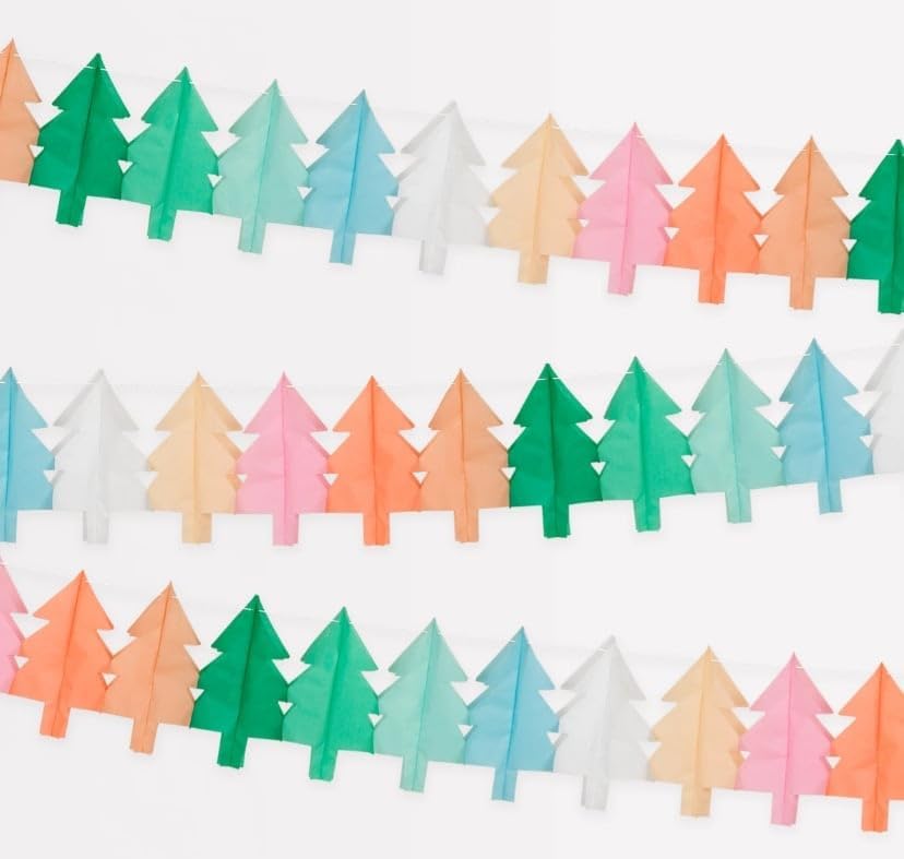 Alternative view of - Tissue Christmas Tree Garlands - Yeni Yıl Ağacı Asılan Süs