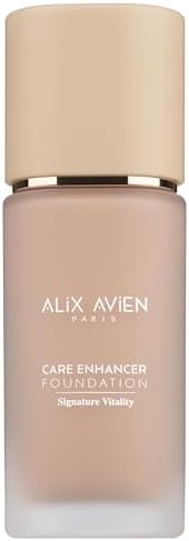 Alix Avien Kırışıklık Karşıtı Nemlendirici SPF30 Parlak Bitişli Fondöten Care Enhancer 806 Pale Apricot