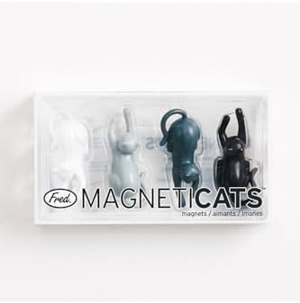 Alternative view of 4'lü Sevimli Kedi Magnet Seti | Buzdolabı Magneti Magnetcats