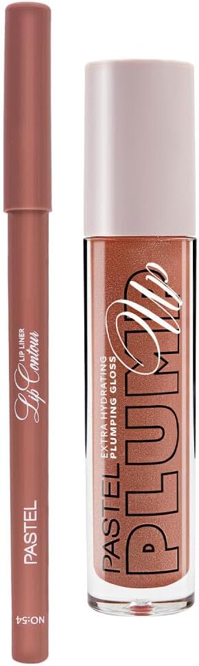 Alternative view of Pastel Profashion Plumping Gloss 202 + Pastel Lip Contour Liner Dudak Parlatıcı 54