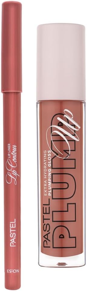Alternative view of Pastel Profashion Plumping Gloss 205 + Pastel Lip Contour Liner Dudak Parlatıcı 53