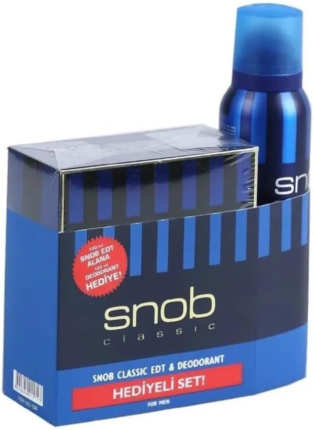 Snob Eau De Toilette & Deodorant Seti