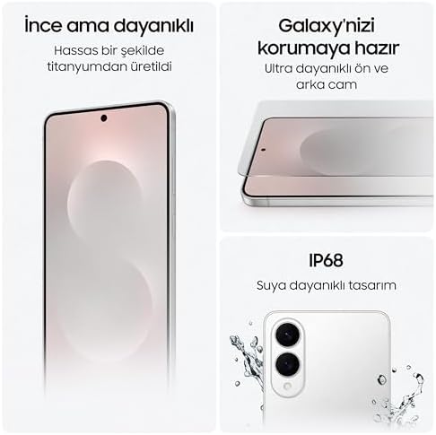 Galaxy S25 Edge, Yapay Zeka(AI) Telefon, 12GB RAM, 512GB Hafıza, Titanyum Buz Mavisi, Galaxy AI, Akıllı Telefon, 200MP Kamera, Uzun Pil Ömrü (Türkiye Garantili)
