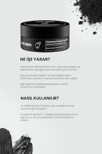 Luis Bien Aktif Karbon Diş Temizleme Tozu 50 gr