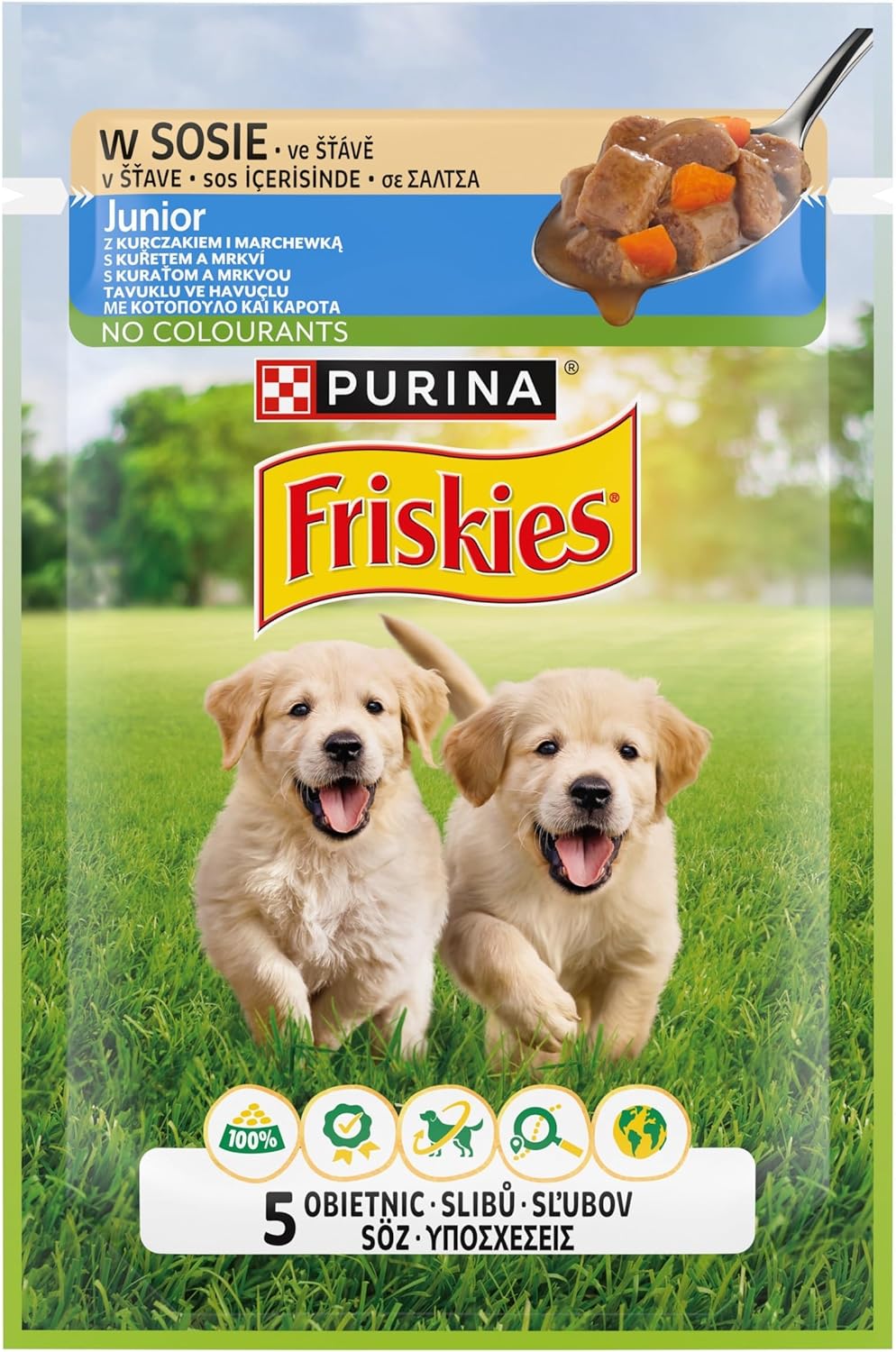Alternative view of Friskies Yavru Köpekler İçin Tavuklu Havuçlu Yaş Mama 85 Gram