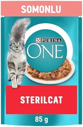 PURINA ONE Somonlu Kısırlaştırılmış Kediler İçin Yaş Kedi Maması 85 Gram, 26 Adet