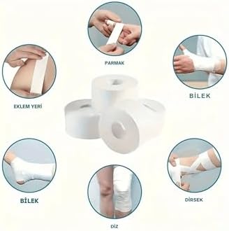 Alternative view of NutraBella Rijit Fiksasyon Yapışkanlı Sporcu Bandajı 3.7cm X 10 Mt