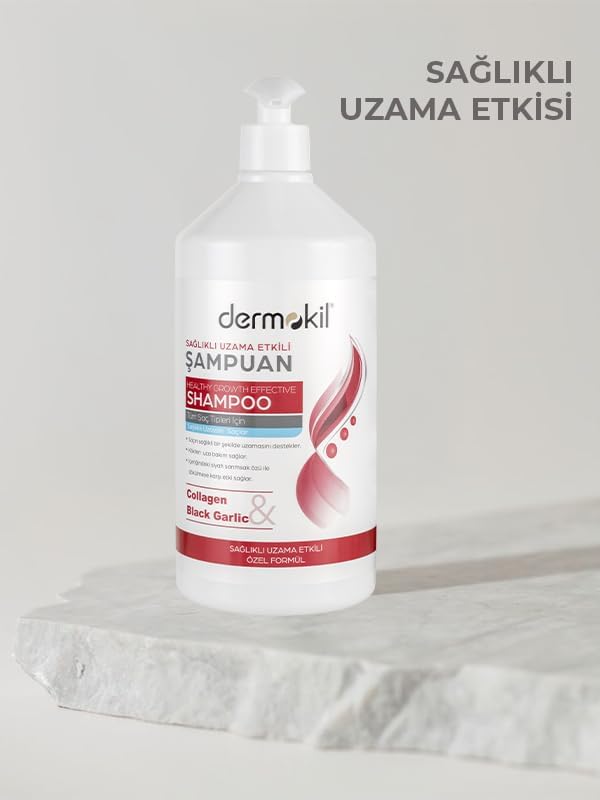 Alternative view of Kolajen ve Siyah Sarımsak Sağlıklı Uzama Etkili Şampuan 1 L