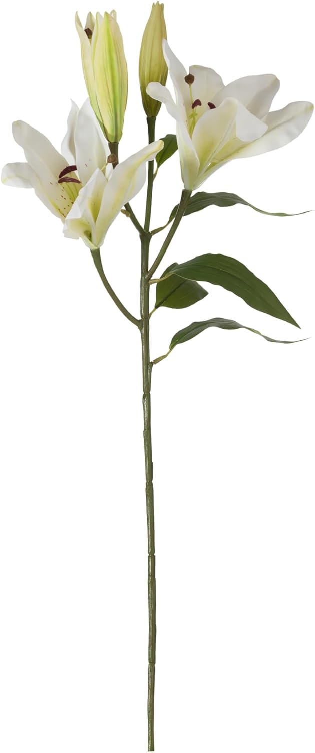 ZARİF ZAMBAK ÇİÇEĞİ BEYAZ 75CM