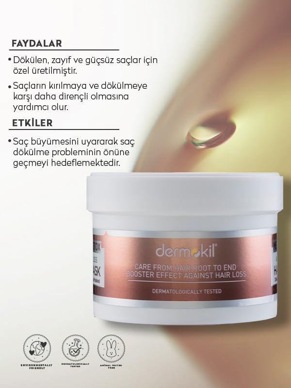 Alternative view of Bakır Peptid ve Biotin ve Caffein Saç Maskesi 250 ml