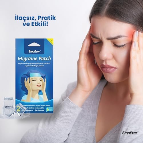 Alternative view of StopEver Cooling Patch – Soğutucu Hidrojel Plaster 3'lü Paket | İlaç İçermeyen Alın Bölgesi Ferahlatıcı | 6 Saat Etkili | (3 x 2) Adet
