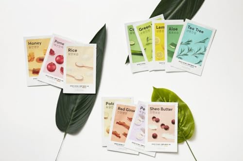 Alternative view of Aloe Özlü Esnek Görünüm Sunan Yoğun Nemlendirici Yaprak Maske 2li paket