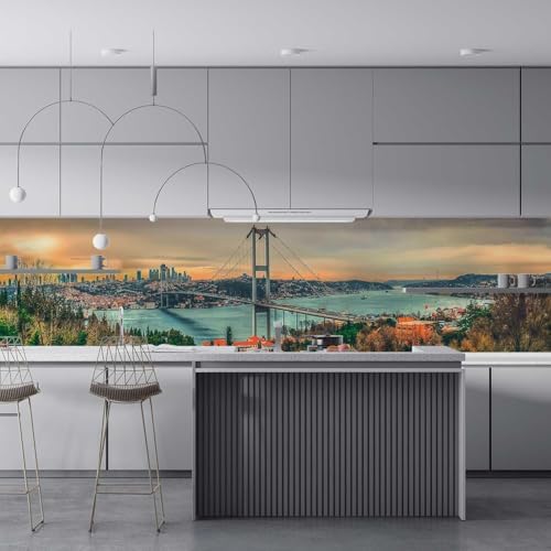 Alternative view of Mutfak Tezgah Arası Folyo Kaplama Folyosu istanbul Köprü 60x100 CM