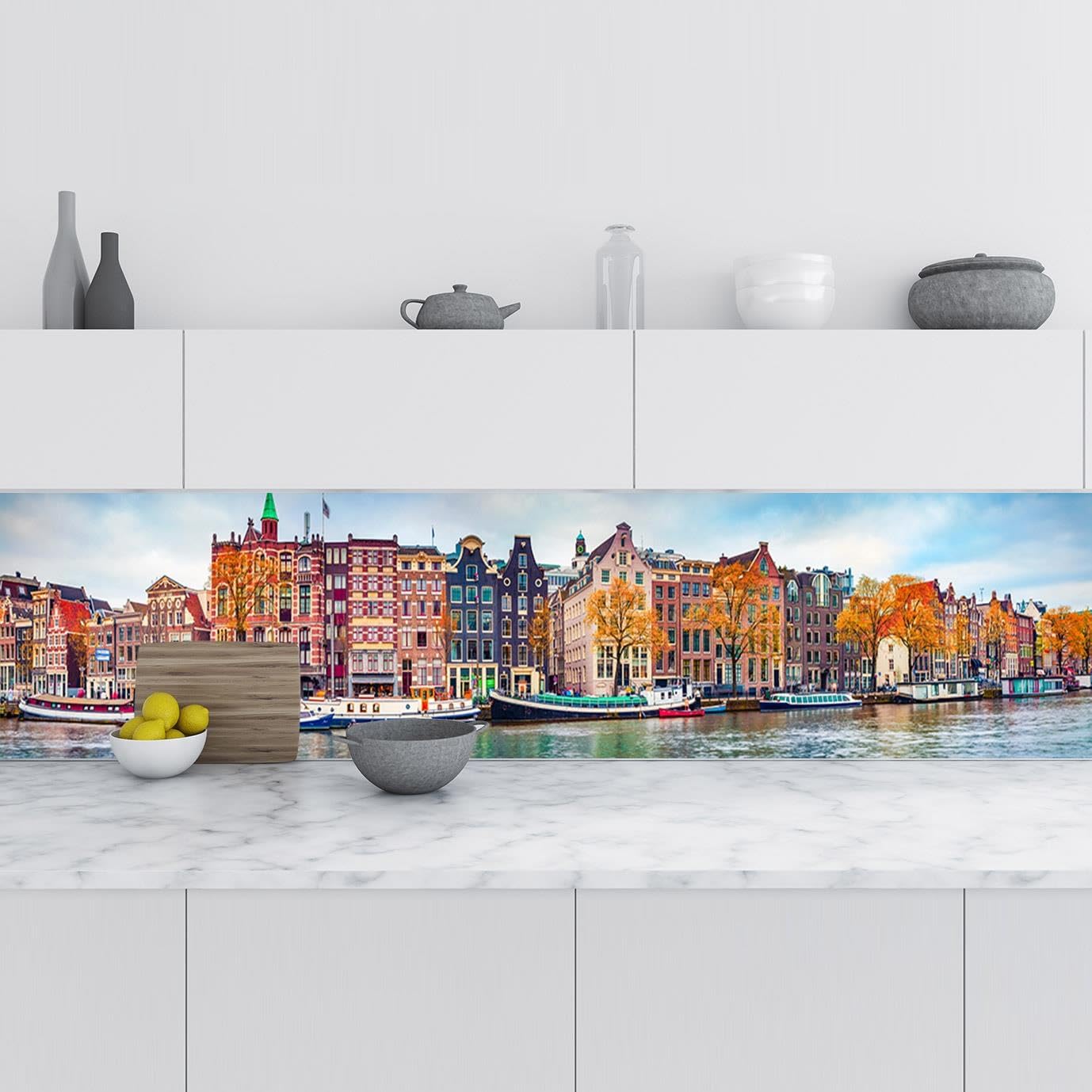 Alternative view of Mutfak Tezgah Arası Folyo Kaplama Folyosu Amsterdam 60x500 CM