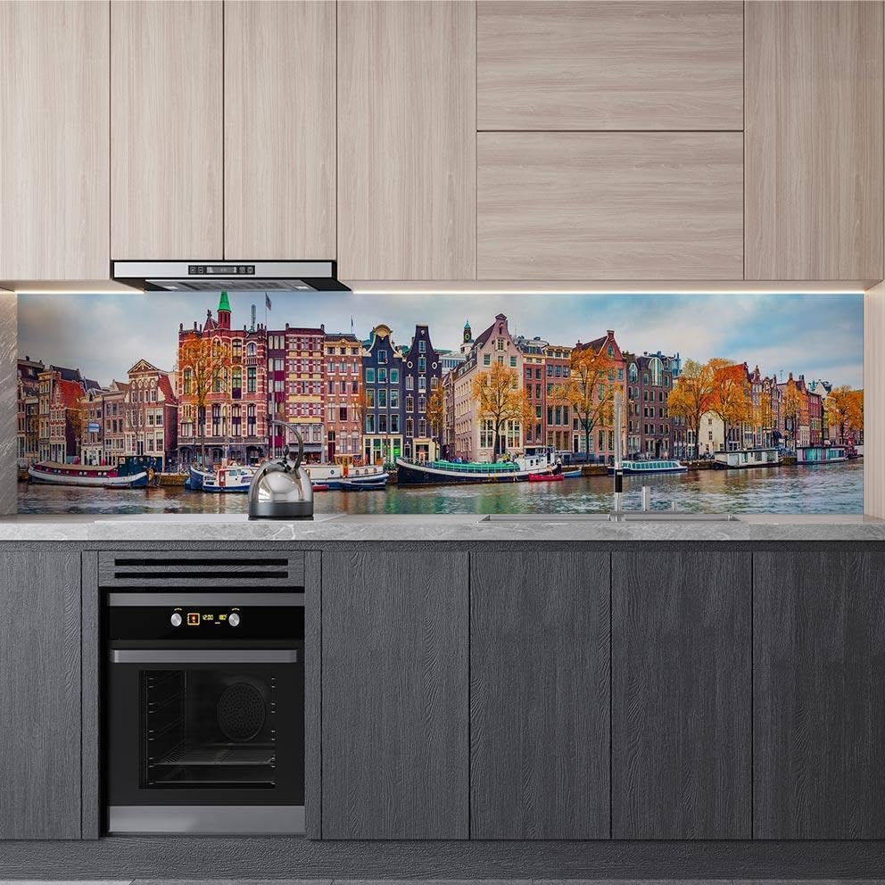 Mutfak Tezgah Arası Folyo Kaplama Folyosu Amsterdam 60x100 CM