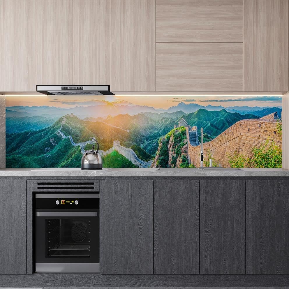 Mutfak Tezgah Arası Folyo Kaplama Folyosu Çin Seddi 60x100 CM