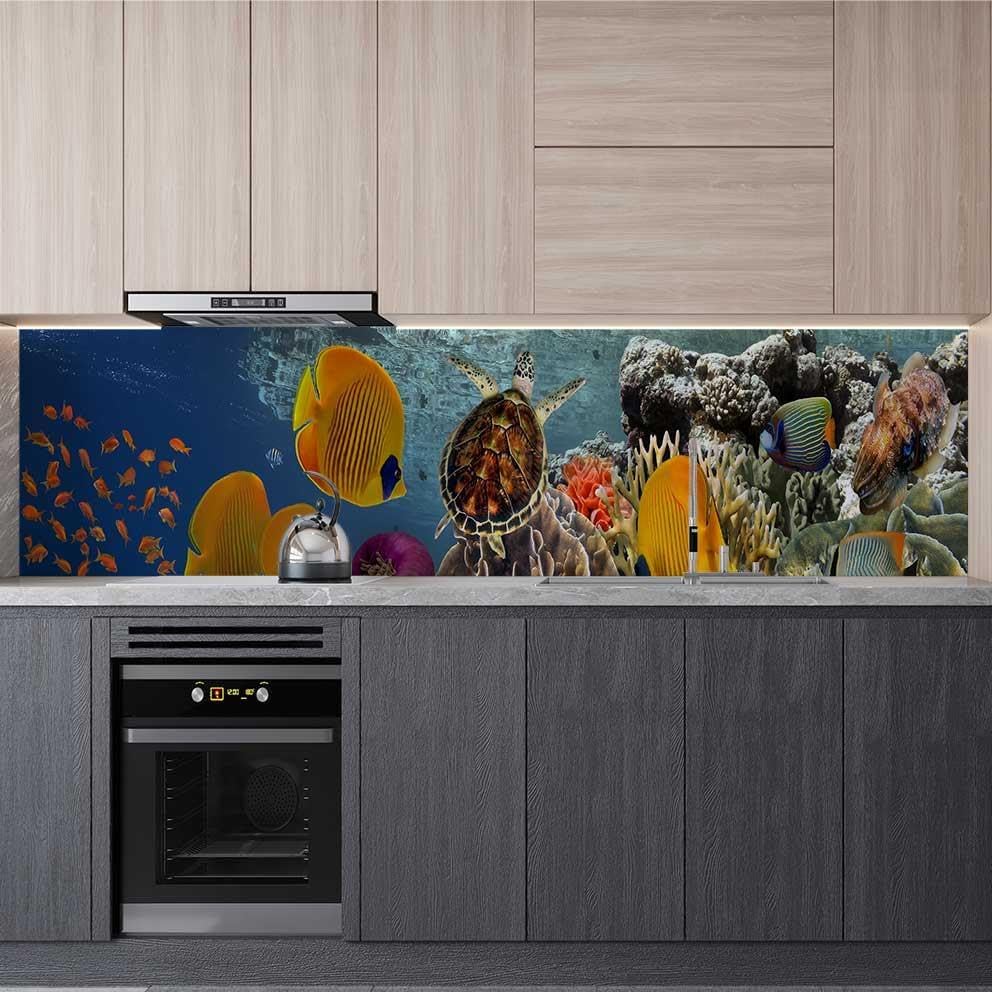Alternative view of Mutfak Tezgah Arası Folyo Kaplama Folyosu Kızıldeniz 60x200 CM