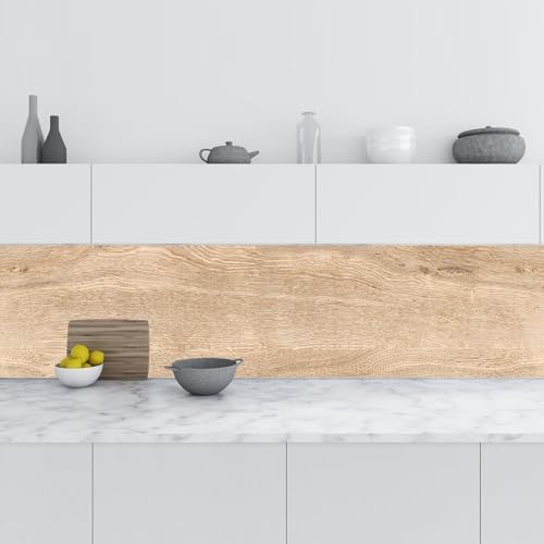 Mutfak Tezgah Arası Folyo Kaplama Folyosu Doğal Ahşap Desen 60x100 CM