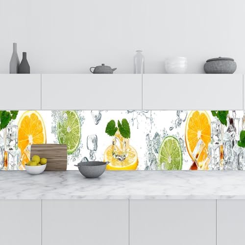 Mutfak Tezgah Arası Folyo Kaplama Folyosu Meyve Su 60x200 CM