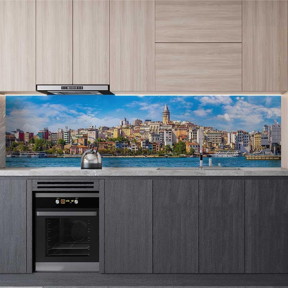 Alternative view of Mutfak Tezgah Arası Folyo Kaplama Folyosu istanbul Galata 60x300 CM