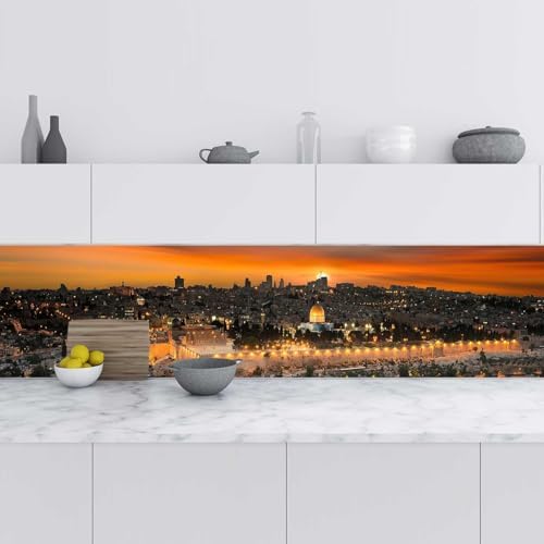 Mutfak Tezgah Arası Folyo Kaplama Folyosu Kudüs 60x400 CM