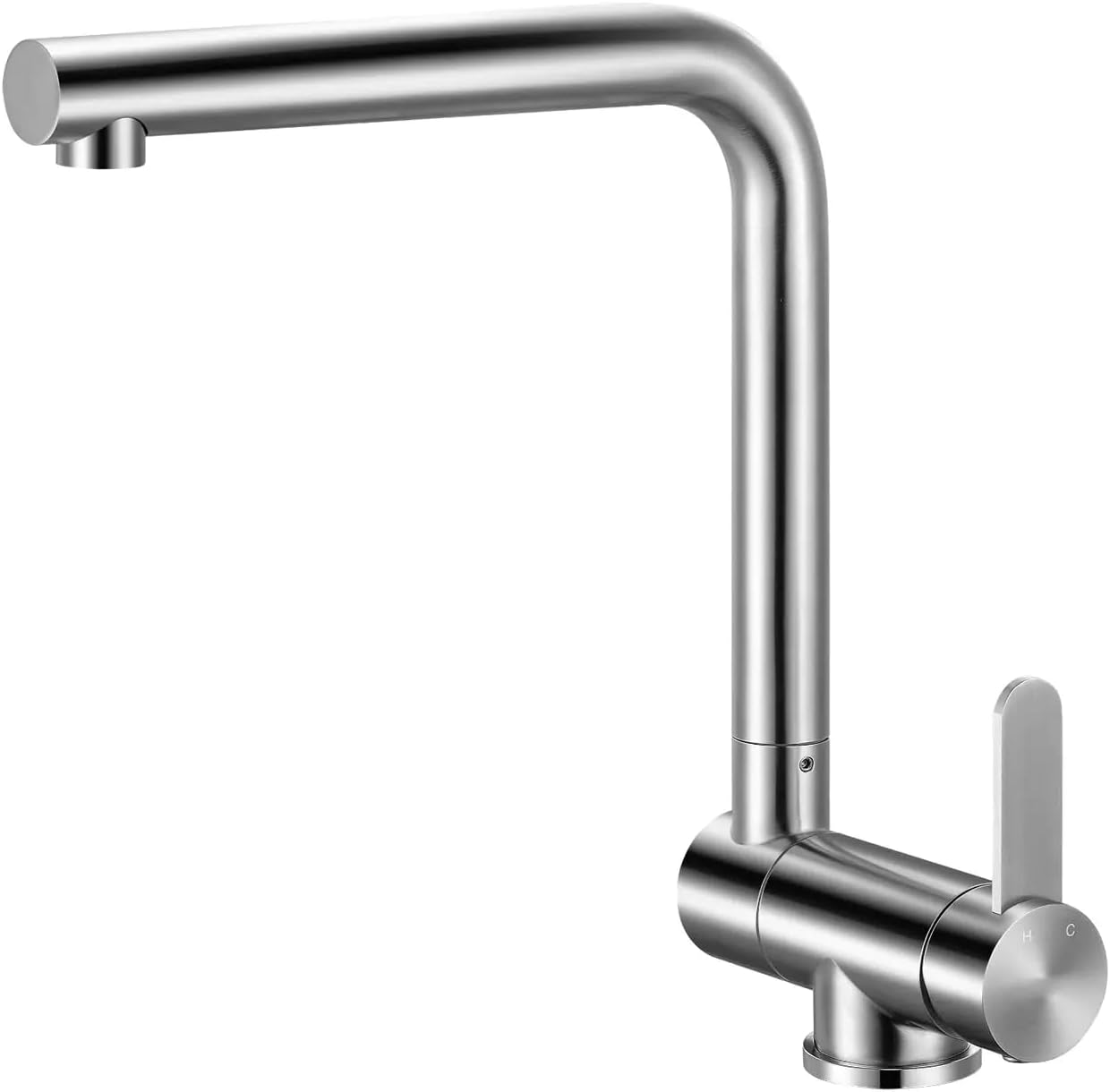 Crauf Pesce 4060 Fırçalı Çelik 90° Eğilebilir Pencere Önü Mutfak Eviye Bataryası