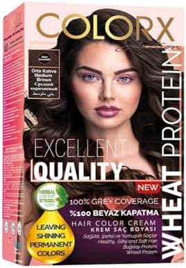 Colorx Nouveau 2025/06.38 Kadife Kahve 50 Ml + 50 Ml 2 li Set Saç Boyası