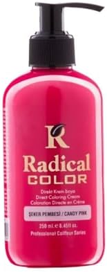 Candypink Amonyaksız Su Bazlı Saç Boyası 250 ML 1 Adet Şeker Pembesi