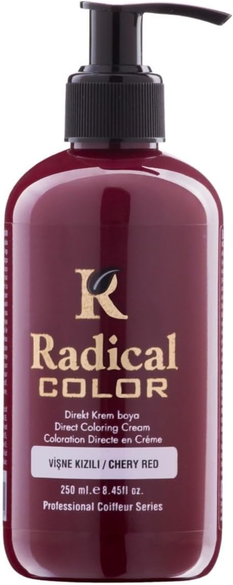 Cheryred Amonyaksız Su Bazlı Saç Boyası 250 ML 1 Adet Vişne Kızılı