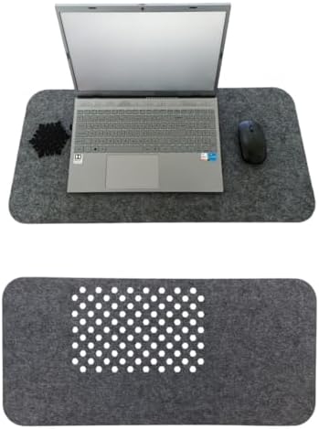 Alternative view of Keçe Masa Üstü Mouse Pad ve Bilgisayar Düzenleyici 70x32 cm – Antibakteriyel Mat, Doğal Keçe Mat, Masa Koruyucu Altlık, Ofis ve Ev için Minimalist Tasarım (mavi)