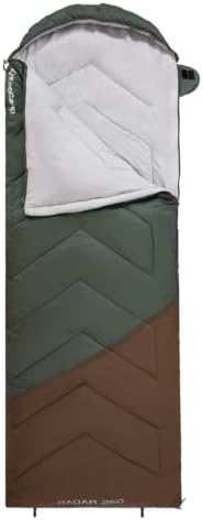 Alternative view of Radar 250 Deluxe -3°C Uyku Tulumu Green & Brown