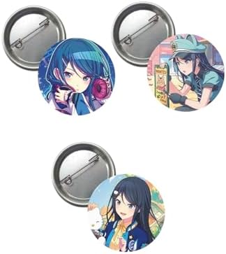 Alternative view of Hatsune Miku Pjsekai Sekai Colorful Buton Rozet 3 Adet 37Mm Hoshino Ichika