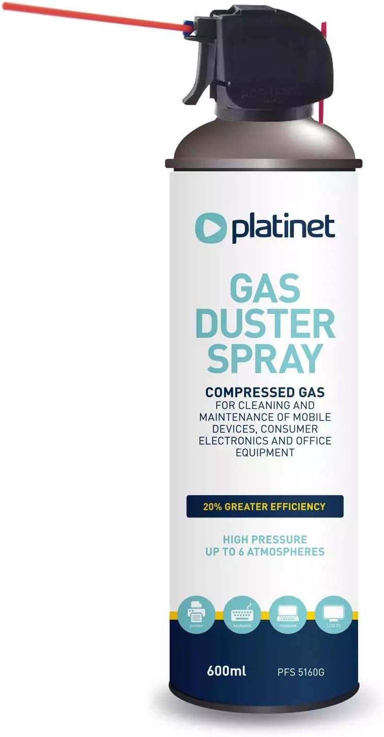 600 ML Maxi Büyük Boy Kapak Basınçlı Hava Spreyi Bilgisayar Laptop Elektronik Toz Alıcı Spray