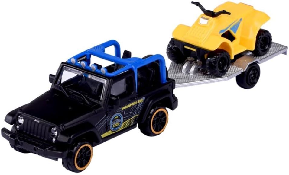 Alternative view of Trailer Jeep + Quad