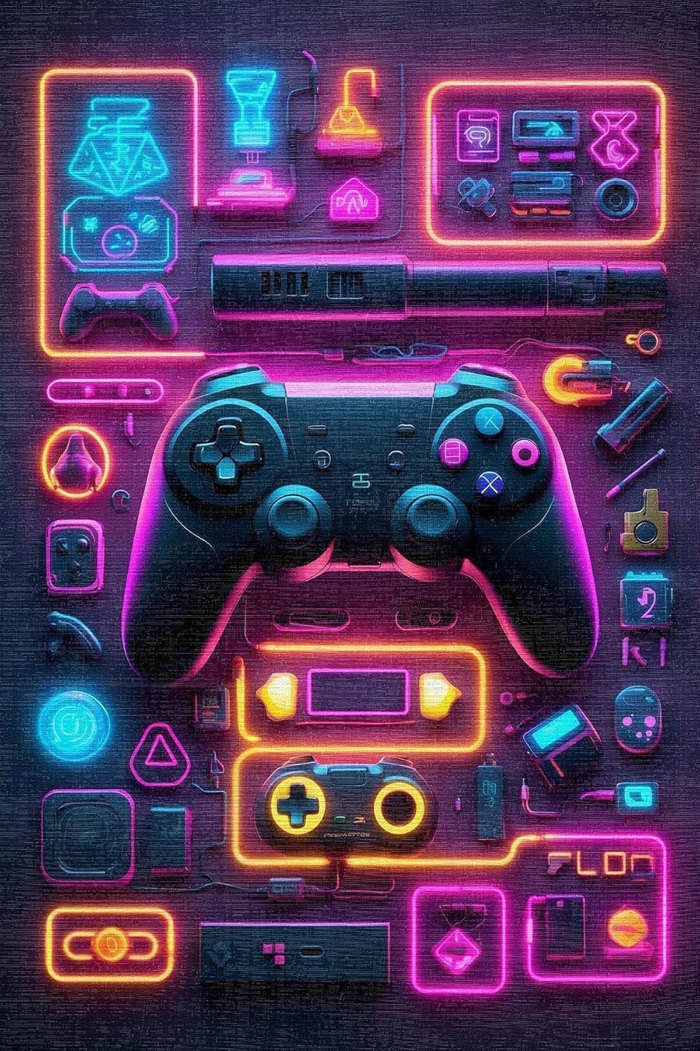 Alternative view of Aspect Şönil Oyuncu Odası Halısı Kaymaz Pamuk Tabanlı Yıkanabilir Antibakteriyel Gamer, Gaming Halısı 140x200
