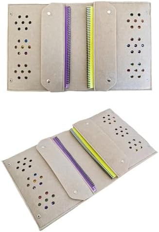 Keçe Kalemlik ve Tablet Organizer Çanta – 4 Bölmeli, A4 Boyut, Çok Amaçlı Defter Boya Düzenleyici Çanta (açık kahve)