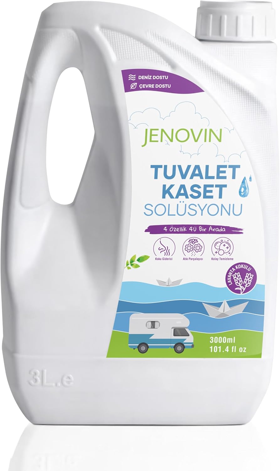 Karavan Tekne Yat Tuvalet Wc Kaset Atık kimyasalı Lavanta Kokulu 3 L