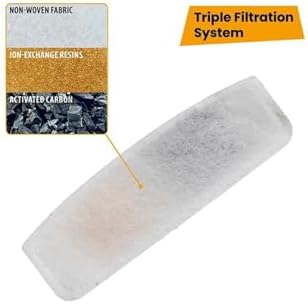 ASTRA FİLTRE (x3), 3 Filtreli Kit, Kedi Çeşmesi Filtresi, Üçlü Filtreleme Sistemi