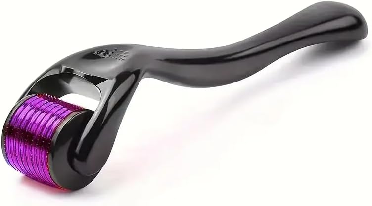 Derma Roller – 0.5 mm Titanyum İğneli Cilt Bakım Aleti, Gözenek Sıkılaştırıcı, Kırışıklık ve Leke Karşıtı, Kolay Temizlenebilir Mikro İğne Masaj Aleti