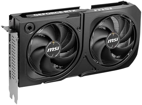 Alternative view of MSI RTX5060TI 16GB SHADOW 2X OC PLUS 128BİT GDDR7 HDMI DP PCIe 5.0