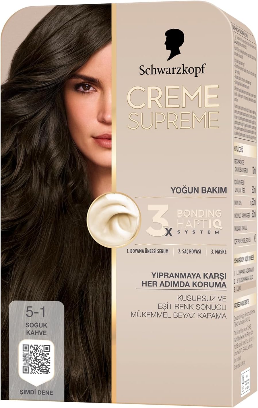 Creme Supreme Saç Boyası 5-1 Soğuk Kahve