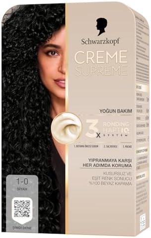 Alternative view of Creme Supreme Saç Boyası 1-0 Siyah