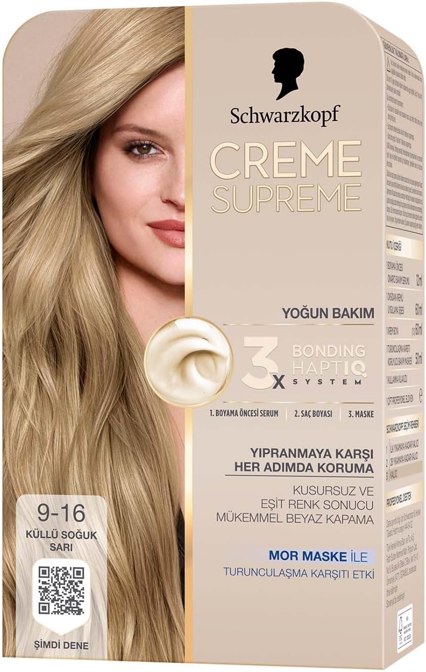 Alternative view of Creme Supreme Saç Boyası 9-16 Küllü Soğuk Sarı