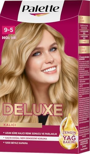 Deluxe Saç Boyası 9-5 Doğal Sarı 50 Mililitre