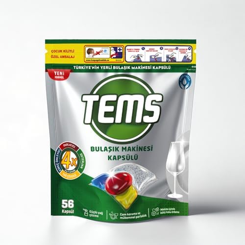 Alternative view of TEMS 4 ü 1 arada Bulaşık Makinesi Kapsülü 56'lı 627 gr