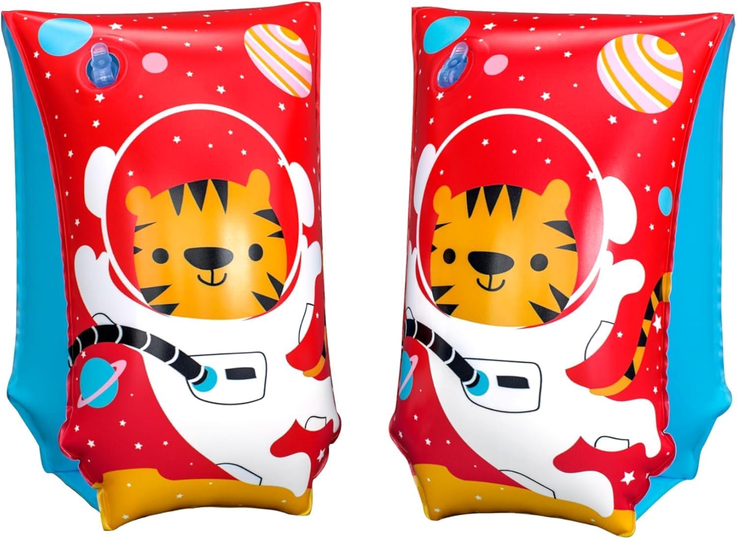 Alternative view of Çocuk Yüzme Kolluğu 5-12 Yaş, Astro Tiger Sevimli Hayvan Figürlü Havuz Deniz Simidi 30x15 Cm