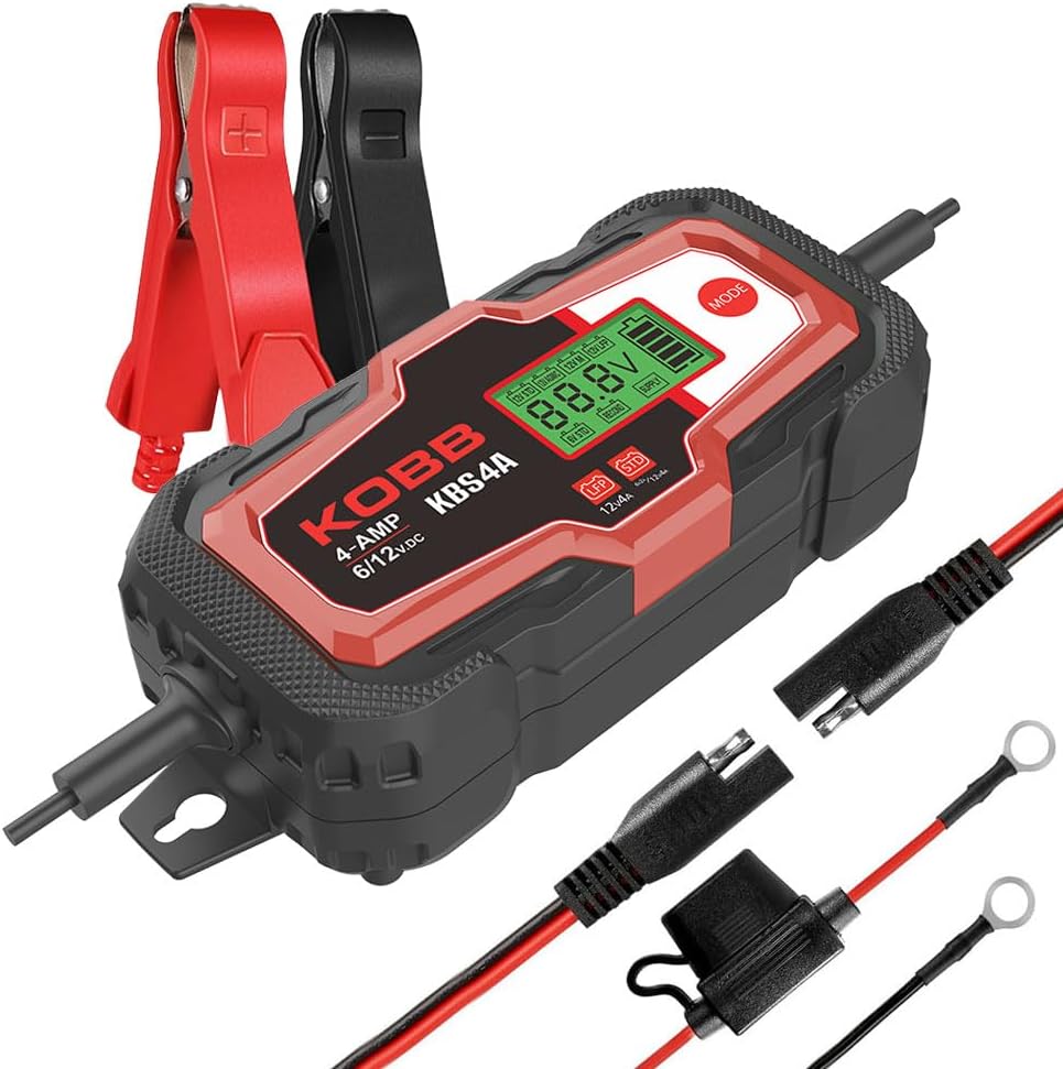 KBS4A 6/12V 120A Dijital Akü Şarj/Akü Bakım/Desülfatör ve Power