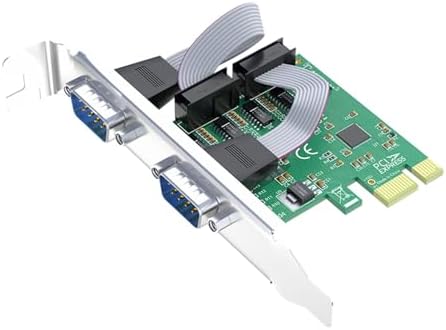 Alternative view of Veggieg PCI to 2 Port 9 Pin RS-232 Seri Com DB9 Genişletme Kartı
