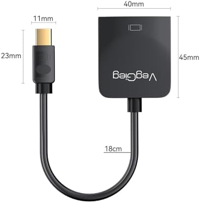 Veggieg 4K 30Hz Mini DisplayPort (DP) to HDMI Çevirici Dönüştürücü