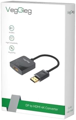 Alternative view of Veggieg 4K 30Hz DisplayPort (DP) to HDMI Çevirici Dönüştürücü